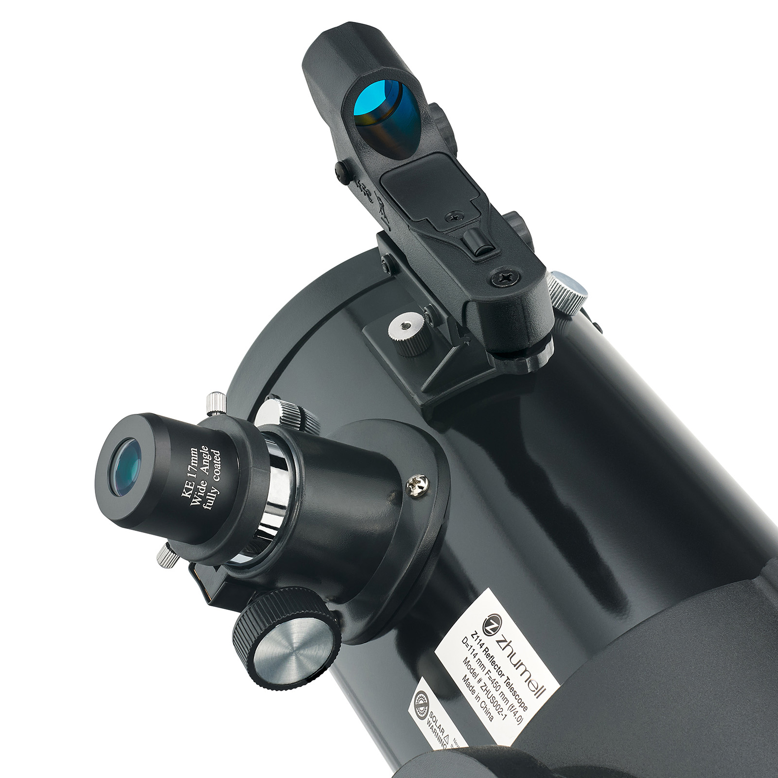 Zhumell Z114 Tabletop Dobsonian Telescope First Light Optics